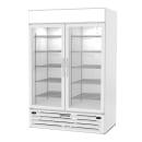 Beverage-Air MMRF49HC-1-A-WW 52" MarketMax™ Two Section Glass Door Merchandiser - (2) Left/Right Hinge Doors, White, 115v thumbnail 2