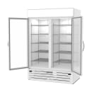 Beverage-Air MMRF49HC-1-A-WW 52" MarketMax™ Two Section Glass Door Merchandiser - (2) Left/Right Hinge Doors, White, 115v thumbnail 4