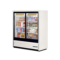 Beverage-Air MT49-1-SDB 47 1/8" MarketMax™ Two Section Glass Door Merchandiser - (2) Sliding Doors, Black, 115v thumbnail 3