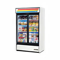 Beverage-Air MT49-1-SDB 47 1/8" MarketMax™ Two Section Glass Door Merchandiser - (2) Sliding Doors, Black, 115v thumbnail 4