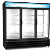 Beverage-Air RB72HC-1S 75" Three Section Reach In Refrigerator, (3) Left/Right Hinge Solid Doors, 115v thumbnail 7