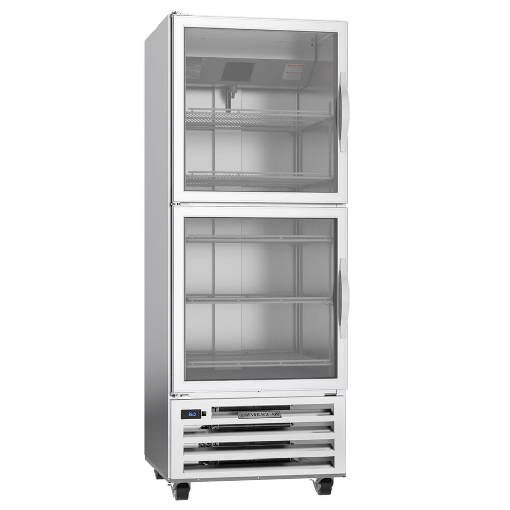 Beverage-Air RI18HC-HG 27 1/4" One Section Reach In Refrigerator, (2) Right Hinge Glass Doors, 115v