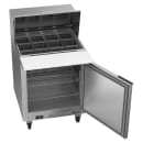 Beverage-Air SPE27HC-12M 27" Hydrocarbon Series Mega Top Sandwich/Salad Prep Table w/ Refrigerated Base, 115v thumbnail 4