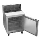 Beverage-Air SPE27HC-B 27" Hydrocarbon Series Sandwich/Salad Prep Table w/ Refrigerated Base, 115v thumbnail 8