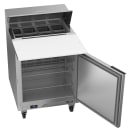 Beverage-Air SPE27HC-C 27" Hydrocarbon Series Sandwich/Salad Prep Table w/ Refrigerated Base, 115v thumbnail 4
