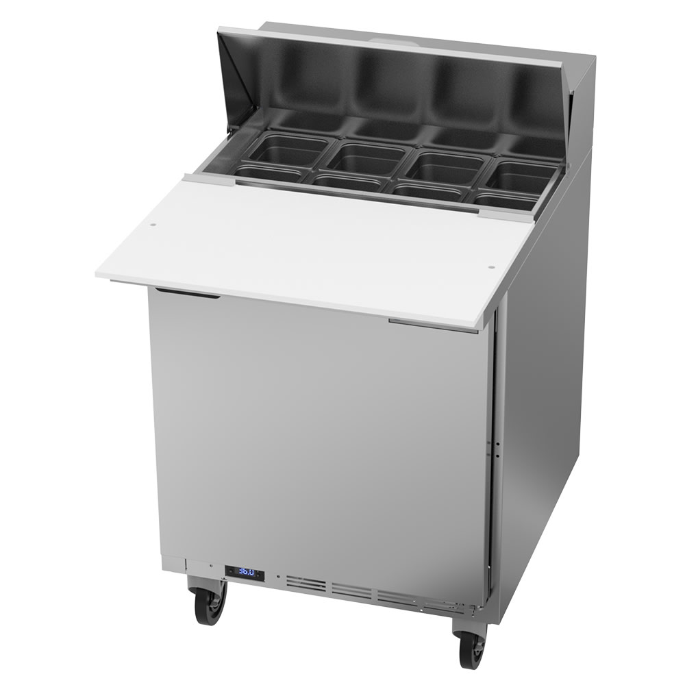 Beverage-Air SPE27HC-C-B 27" Hydrocarbon Series Sandwich/Salad Prep Table w/ Refrigerated Base, 115v