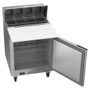 Beverage-Air SPE27HC-C-B 27" Hydrocarbon Series Sandwich/Salad Prep Table w/ Refrigerated Base, 115v thumbnail 4