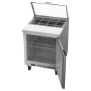 Beverage-Air SPE27HC-CL 27" Hydrocarbon Series Sandwich/Salad Prep Table w/ Refrigerated Base, 115v thumbnail 2