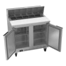 Beverage-Air SPE36HC-10 36" Hydrocarbon Series Sandwich/Salad Prep Table w/ Refrigerated Base, 115v thumbnail 4