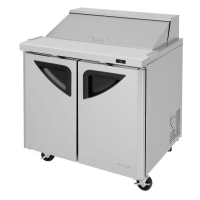 Beverage-Air SPE36HC-10C 36" Hydrocarbon Series Sandwich/Salad Prep Table w/ Refrigerated Base, 115v thumbnail 2