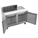 Beverage-Air SPE48HC-08 48" Hydrocarbon Series Sandwich/Salad Prep Table w/ Refrigerated Base, 115v thumbnail 4