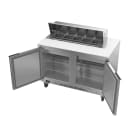 Beverage-Air SPE48HC-10 48" Hydrocarbon Series Sandwich/Salad Prep Table w/ Refrigerated Base, 115v thumbnail 2