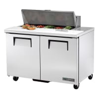 Beverage-Air SPE48HC-10C 48" Hydrocarbon Series Sandwich/Salad Prep Table w/ Refrigerated Base, 115v thumbnail 3
