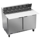 Beverage-Air SPE48HC-12C 48" Hydrocarbon Series Sandwich/Salad Prep Table w/ Refrigerated Base, 115v thumbnail 3