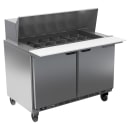 Beverage-Air SPE48HC-18M 48" Hydrocarbon Series Mega Top Sandwich/Salad Prep Table w/ Refrigerated Base, 115v thumbnail 3
