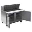 Beverage-Air SPE48HC-18M 48" Hydrocarbon Series Mega Top Sandwich/Salad Prep Table w/ Refrigerated Base, 115v thumbnail 4