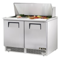Beverage-Air SPE48HC-18M-DS 48" Hydrocarbon Series Mega Top Dual Sided Sandwich/Salad Prep Table w/ Refrigerated Base, 115v thumbnail 3