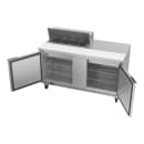 Beverage-Air SPE60HC-08 60" Hydrocarbon Series Sandwich/Salad Prep Table w/ Refrigerated Base, 115v thumbnail 2
