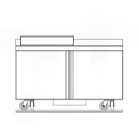 Beverage-Air SPE60HC-08 60" Hydrocarbon Series Sandwich/Salad Prep Table w/ Refrigerated Base, 115v thumbnail 3