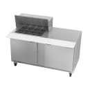 Beverage-Air SPE60HC-12M 60" Hydrocarbon Series Mega Top Sandwich/Salad Prep Table w/ Refrigerated Base, 115v thumbnail 3