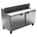 Beverage-Air SPE60HC-16 60" Hydrocarbon Series Sandwich/Salad Prep Table w/ Refrigerated Base, 115v thumbnail 3