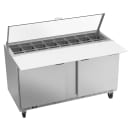 Beverage-Air SPE60HC-16-CL 60" Hydrocarbon Series Sandwich/Salad Prep Table w/ Refrigerated Base, 115v thumbnail 3