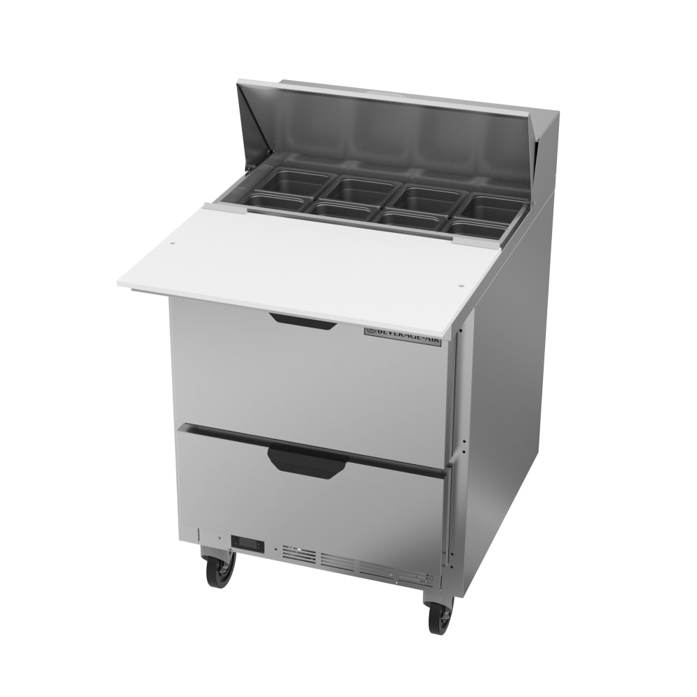 Beverage-Air SPED27HC-C-B 27" Hydrocarbon Series Sandwich/Salad Prep Table w/ Refrigerated Base, 115v