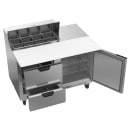 Beverage-Air SPED48HC-08C-2 48" Hydrocarbon Series Sandwich/Salad Prep Table w/ Refrigerated Base, 115v thumbnail 4