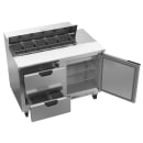 Beverage-Air SPED48HC-10-2 48" Hydrocarbon Series Sandwich/Salad Prep Table w/ Refrigerated Base, 115v thumbnail 4