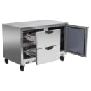 Beverage-Air UCFD48AHC-2 48" W Undercounter Freezer w/ (2) Section & (1) Door (2) Drawers, 115v thumbnail 4