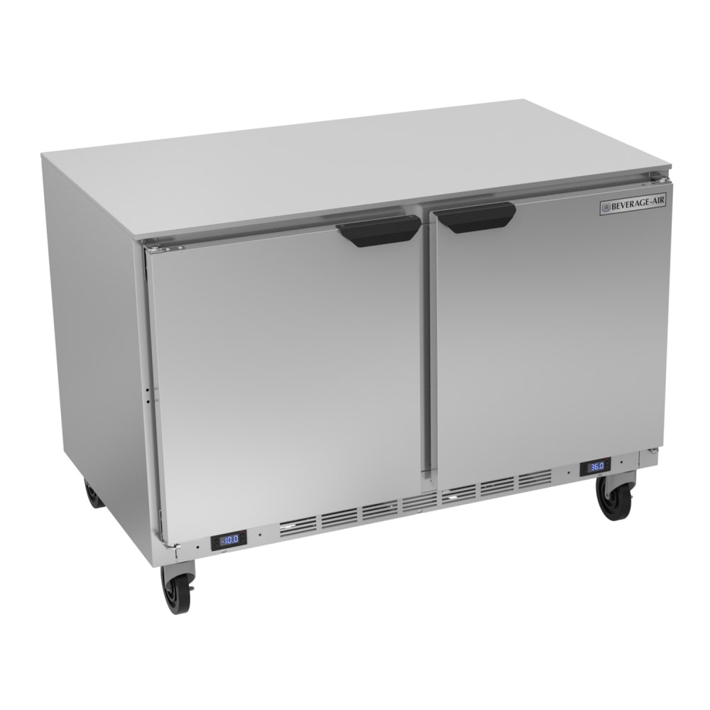 Beverage-Air UCFR48AHC 48" Undercounter Refrigerator Freezer w/ (2) Sections & (2) Doors, 115v