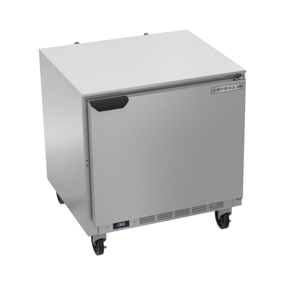 Beverage-Air UCR32AHC 32"W Undercounter Refrigerator w/ (1) Section & (1) Door, 115v