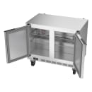 Beverage-Air UCR34HC 23 34" W Undercounter Refrigerator w/ (2) Sections & (2) Doors, 115v thumbnail 2