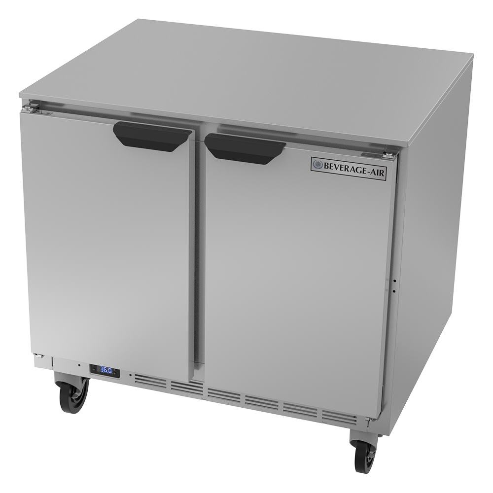 Beverage-Air UCR36AHC 36" W Undercounter Refrigerator w/ (2) Sections & (2) Doors, 115v