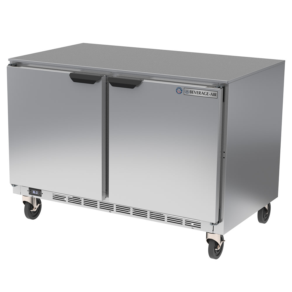 Beverage-Air UCR48AHC 48" W Undercounter Refrigerator w/ (2) Sections & (2) Doors, 115v