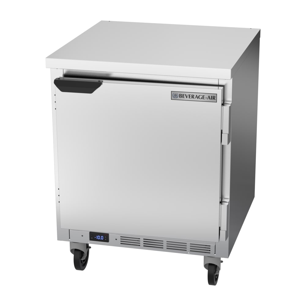 Beverage-Air WTF27HC-FLT 27" W Worktop Freezer w/ (1) Section & (1) Door, 115v