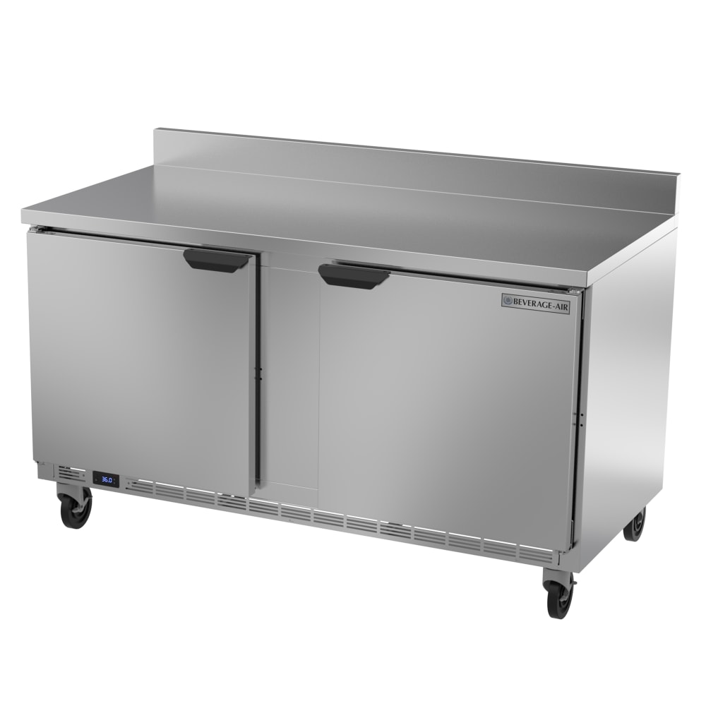 Beverage-Air WTR60AHC-FIP 60" Worktop Refrigerator w/ (2) Section, 115v