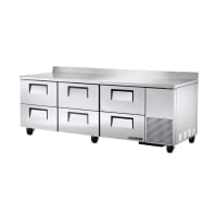 Beverage-Air WTRD93AHC-6 93" Worktop Refrigerator w/ (3) Section, 115v thumbnail 3