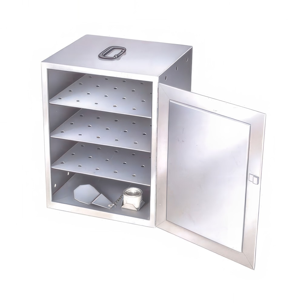 Lakeside 112 Insulated Food Carrier w/ (3) Removable Shelves, Stainless Steel