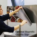 Lakeside 172619 3 tier Grab n' Go Breakfast Cart - 42 1/2"L x 22 1/4"W, Stainless Steel thumbnail 3