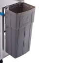 Lakeside 202 Large Waste Basket w/ Hanger Strap, Polyethylene, Gray thumbnail 2