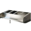 Lakeside 214 Tray & Silver Cart w/ Angle Frame & (4) 1/3 Size Pans thumbnail 3