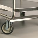 Lakeside 216 Tray & Silver Cart w/ Angle Frame & (5) 1/4 Size Pans thumbnail 4