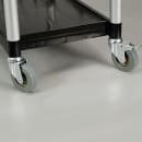 Lakeside 2500 3 Shelf Utility Cart w/ Push Handles, 300 lb Capacity, Black thumbnail 5