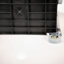 Lakeside 2500 3 Shelf Utility Cart w/ Push Handles, 300 lb Capacity, Black thumbnail 6