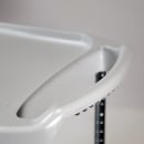 Lakeside 2501 3 Shelf Utility Cart w/ Push Handles, 300 lb Capacity, Grey thumbnail 4