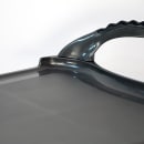 Lakeside 2512 3 Level Polymer Utility Cart w/ 500 lb Capacity, Raised Ledges thumbnail 6