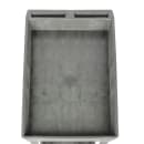 Lakeside 2523P 2 Level Plastic Utility Cart w/ 500 lb Capacity - Raised Ledges, Gray thumbnail 4