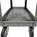 Lakeside 2523P 2 Level Plastic Utility Cart w/ 500 lb Capacity - Raised Ledges, Gray thumbnail 5