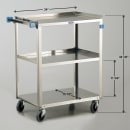 Lakeside 311 3 Level Stainless Utility Cart w/ 300 lb Capacity, Raised Ledges thumbnail 2